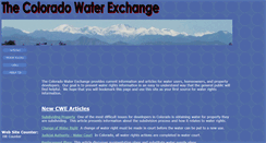 Desktop Screenshot of coloradowaterexchange.com