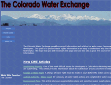 Tablet Screenshot of coloradowaterexchange.com